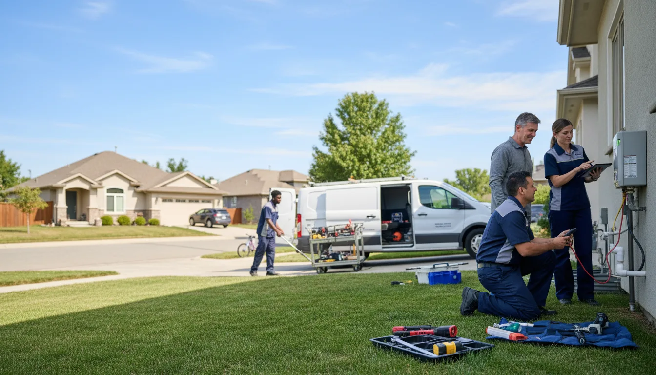 Tankless water heater service in Crown Point, IN